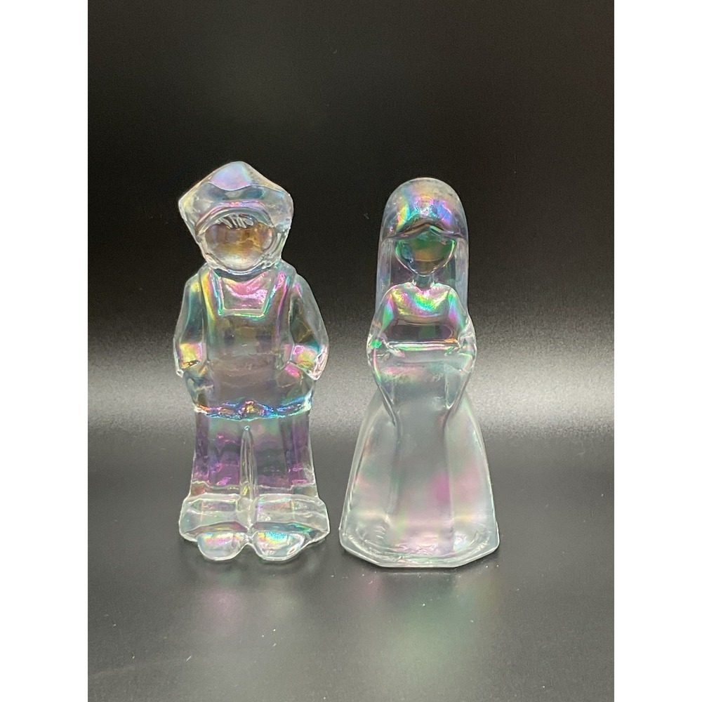 Mosser Glass Vi Hunter Josh Jenny Doll Figurine Open Edition Crystal Carnival #1